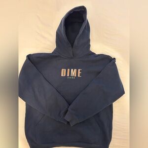 DIME JEANS Mtl Navy hoodie